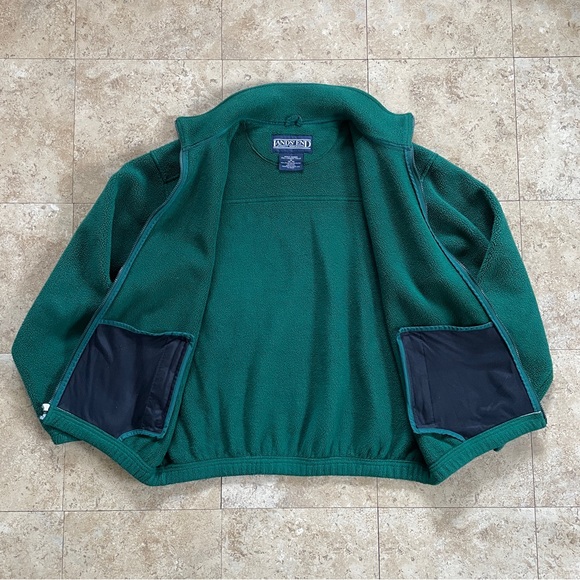 Vintage Lands End Polartec full zip fleece - Picture 3 of 7